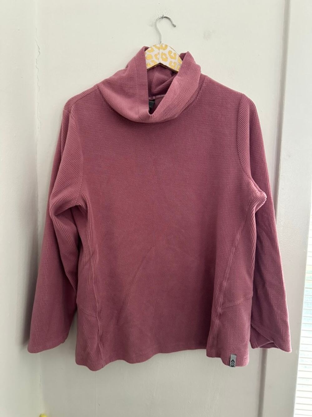 FREE COUNTRY Women's Pink Funnelneck Sweater | Size XL